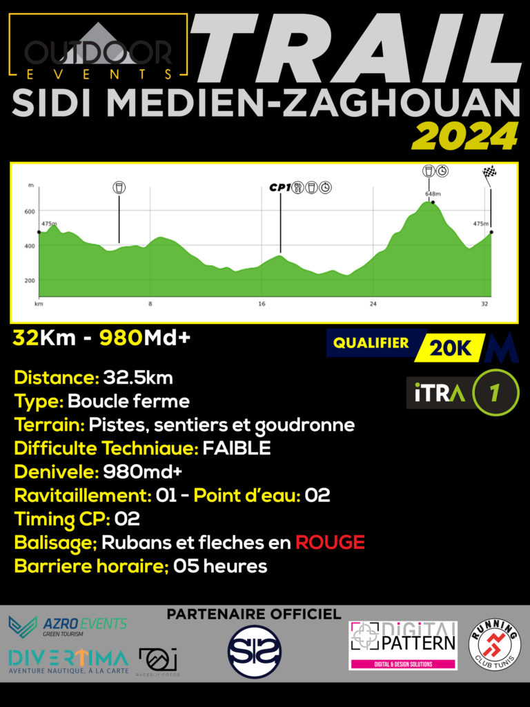 Trail Sidi Medien-Zaghouan 32KM