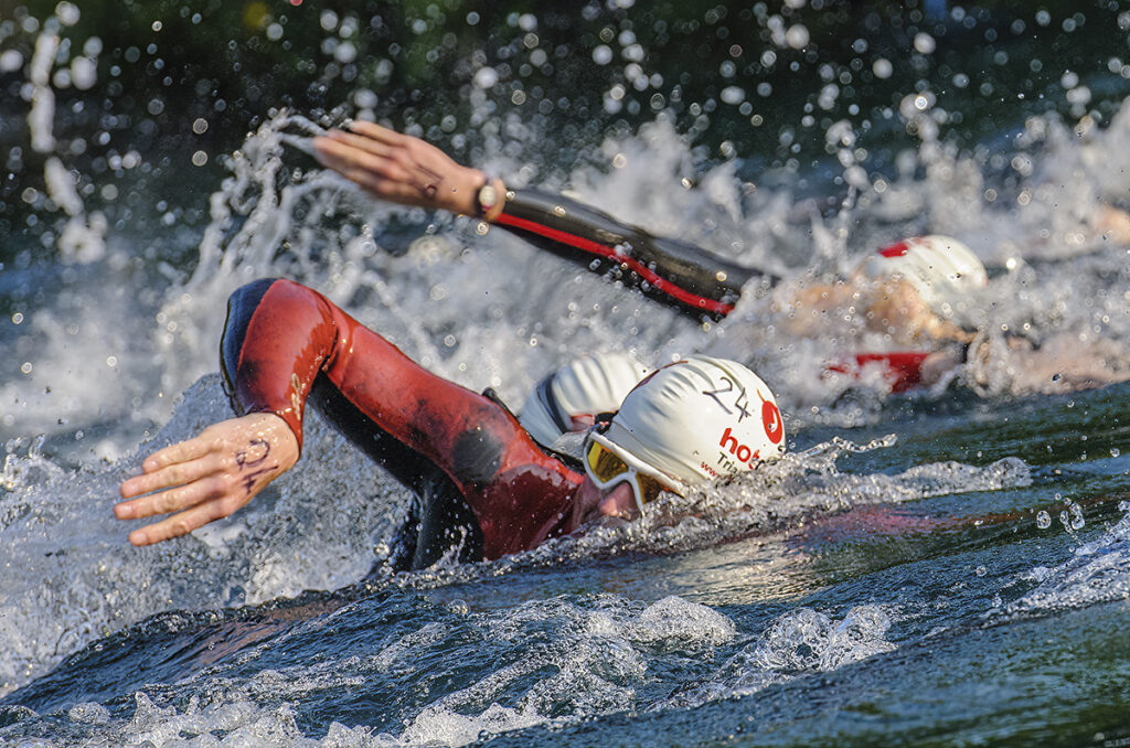 Evénement de natation en eau libre